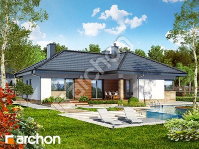 Проект дома ARCHON+ Дом в грушках 