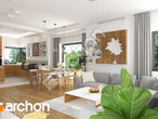 Проект будинку ARCHON+ Будинок в грушках денна зона (візуалізація 1 від 4)