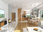 Проект дома ARCHON+ Дом в грушках дневная зона (визуализация 1 вид 3)