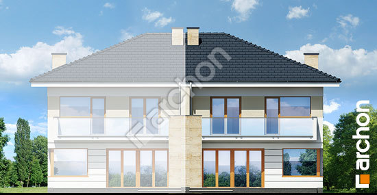 Дворовий фасад Вілла Юлія 5 (БТ)