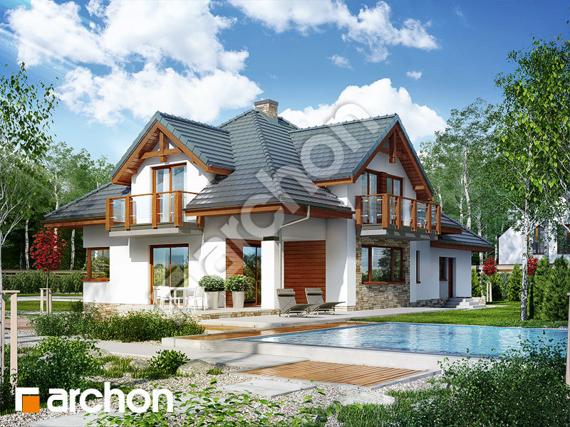 Проект дома ARCHON+ Дом в каннах  додаткова візуалізація