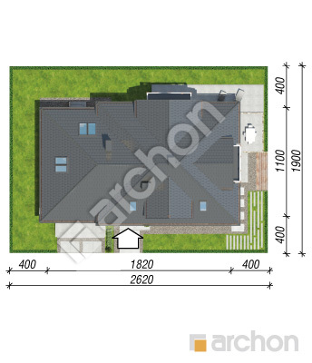 Проект дома ARCHON+ Дом в каннах  Ситуація