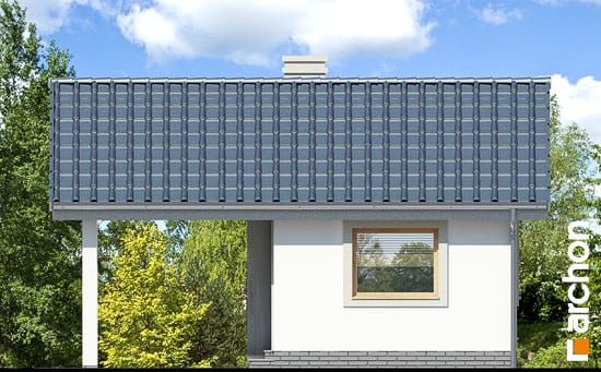 Боковой фасад Беседка A4