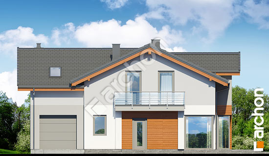 Передний фасад Дом в буддлеях 2