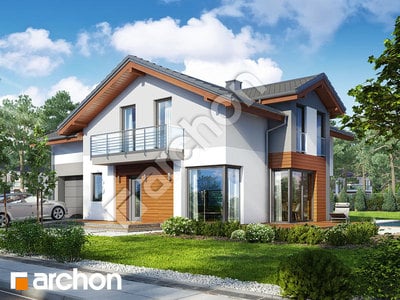 Проект дома ARCHON+ Дом в буддлеях 2 