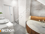 Проект дома ARCHON+ Дом в купене (Г2) визуализация ванной (визуализация 3 вид 2)