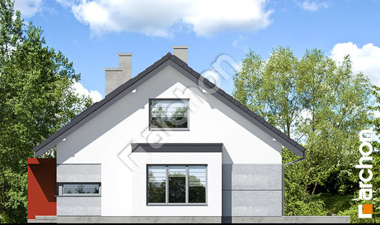 Боковой фасад Дом под красной рябиной 9