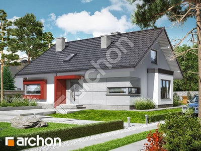 Проєкт будинку ARCHON+ Будинок під червоною горобиною 9 