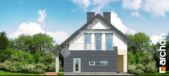 Боковой фасад Дом в цитринках