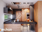 Проект дома ARCHON+ Дом в цитринках визуализация кухни 1 вид 1