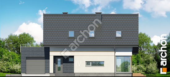 Передній фасад Будинок в цитринках