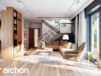 Проект будинку ARCHON+ Будинок в цитринках денна зона (візуалізація 1 від 2)