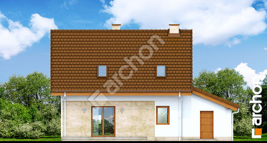 Дворовий фасад Будинок в хлорофітумі 2 (Г)