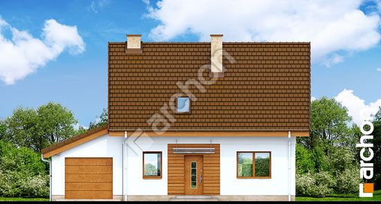 Передній фасад Будинок в хлорофітумі 2 (Г)