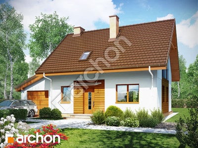 Проект дома ARCHON+ Дом в хлорофитуме 2 (Г) 