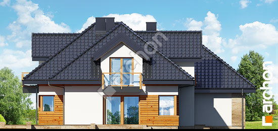 Боковой фасад Дом в камелиях 2 (Г2H)