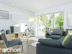 Проект будинку ARCHON+ Будинок в багрянику денна зона (візуалізація 1 від 2)