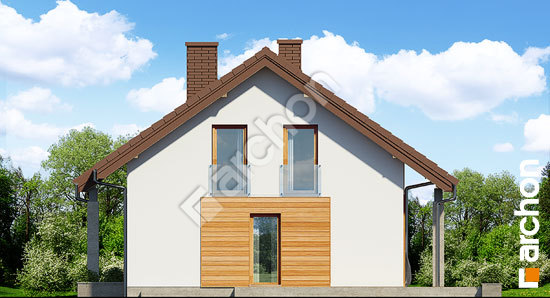 Бочний фасад Будинок в суниці (ПН)