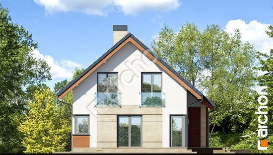 Бочний фасад Будинок в журавках 3