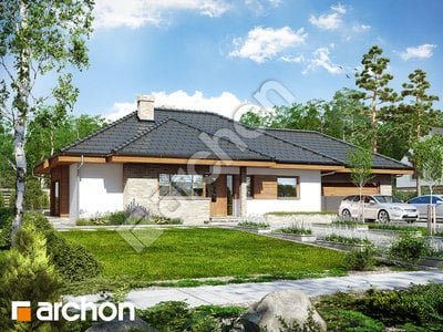 Проект дома ARCHON+ Дом под цицербитой (Г2) 