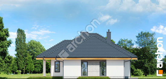 Дворовой фасад Дом в глоксинии 2