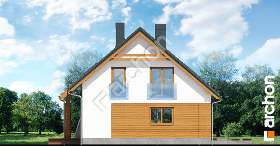 Боковой фасад Дом в яблонках 2