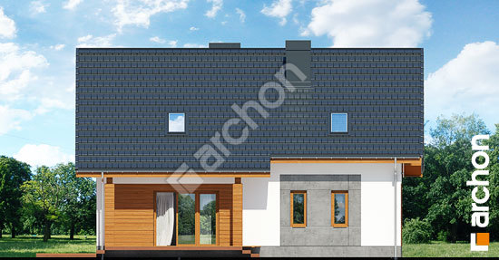 Дворовий фасад Будинок в яблонках 2