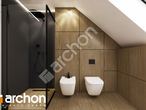 Проект будинку ARCHON+ Будинок в яблонках 2 візуалізація ванни (візуалізація 3 від 2)
