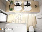 Проект будинку ARCHON+ Будинок в пепероміях (Г2) візуалізація ванни (візуалізація 3 від 4)