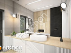 Проект дома ARCHON+ Дом в пеперомиях (Г2) визуализация ванной (визуализация 3 вид 2)