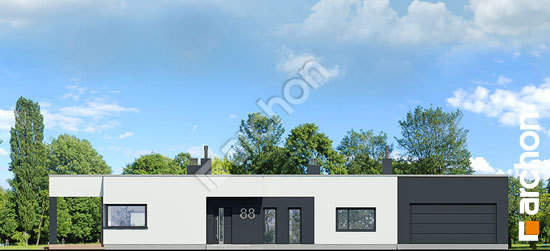 Передній фасад Будинок в пепероміях (Г2)