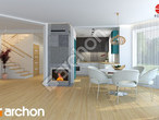 Проект дома ARCHON+ Дом в авокадо (П) визуализация кухни 2 вид 1