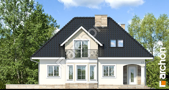 Передний фасад Дом в авокадо (П)