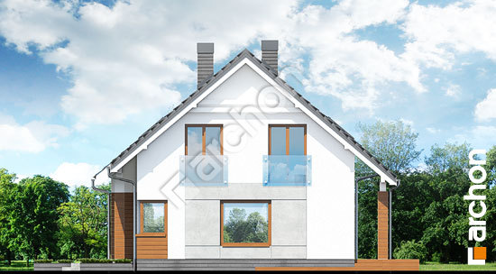 Боковой фасад Дом в яблонках (Т)