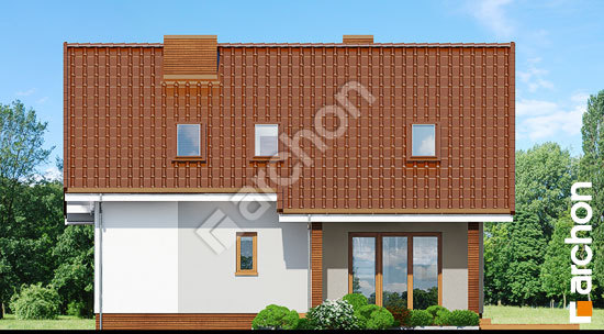 Дворовий фасад Будинок в журавках (Т)