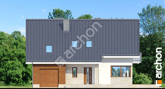 Передний фасад Дом в айдаредах (Т)