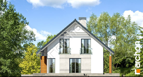 Бочний фасад Будинок в яблонках 3 (Г2)