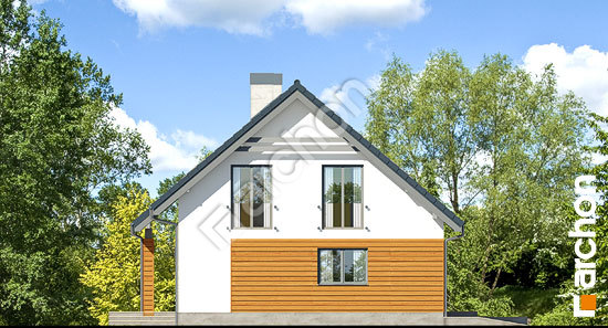 Бочний фасад Будинок в яблонках 3 (Г2)