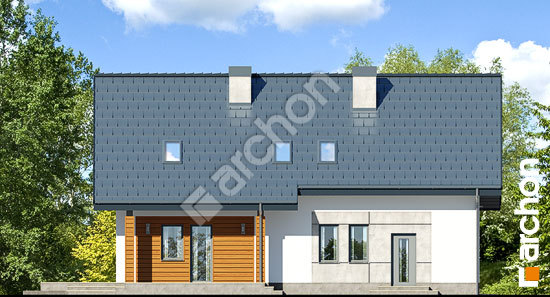 Дворовий фасад Будинок в яблонках 3 (Г2)