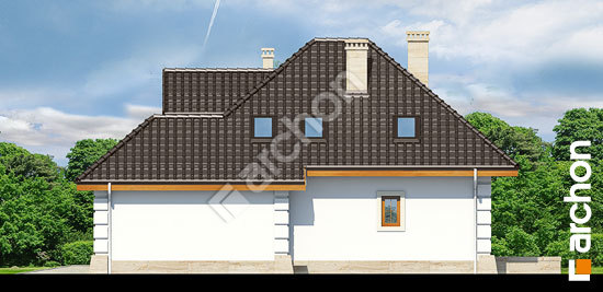 Боковой фасад Дом в рукколе 4