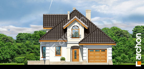 Передний фасад Дом в рукколе 4