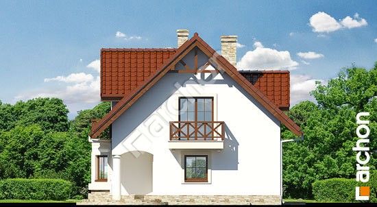 Боковой фасад Дом в майоране 2 (П)