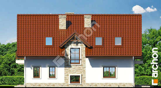 Дворовий фасад   Будинок в майорані 2 (П)