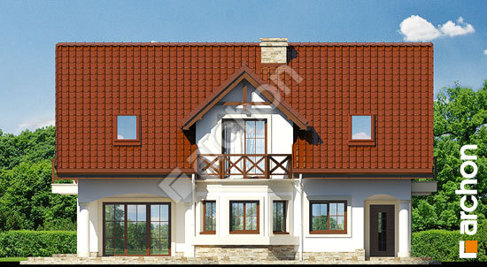 Передній фасад   Будинок в майорані 2 (П)