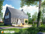 Проект будинку ARCHON+ Будинок в хлорофітумі 2 (Т) стилізація 4