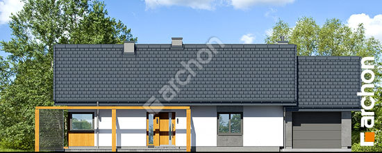 Передний фасад Дом в мекинтошах 2