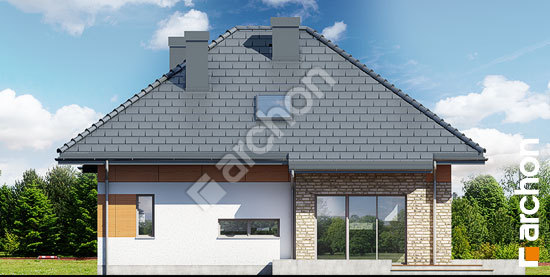 Боковой фасад Дом в сирени 3 (Г)