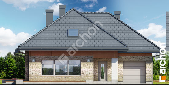 Передній фасад Будинок в бузку 3 (Г)