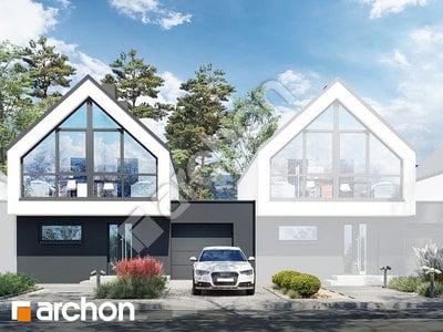 Проект дома ARCHON+ Дом в мускатах (С) 