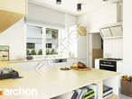 Проект будинку ARCHON+ Будинок в лещиновнику 2 візуалізація кухні 1 від 2
